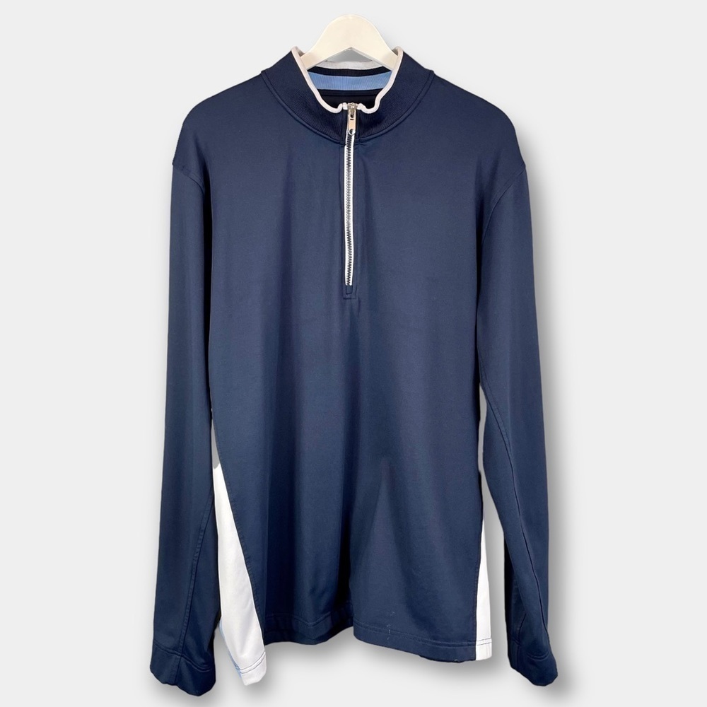 Vuga Golf Pullover Quarter Zip Sweater Lightweight Size XXL